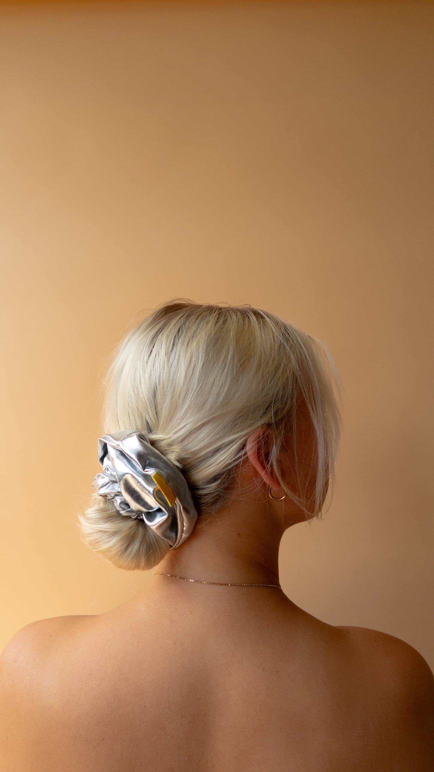 Silver 47 Scrunchie