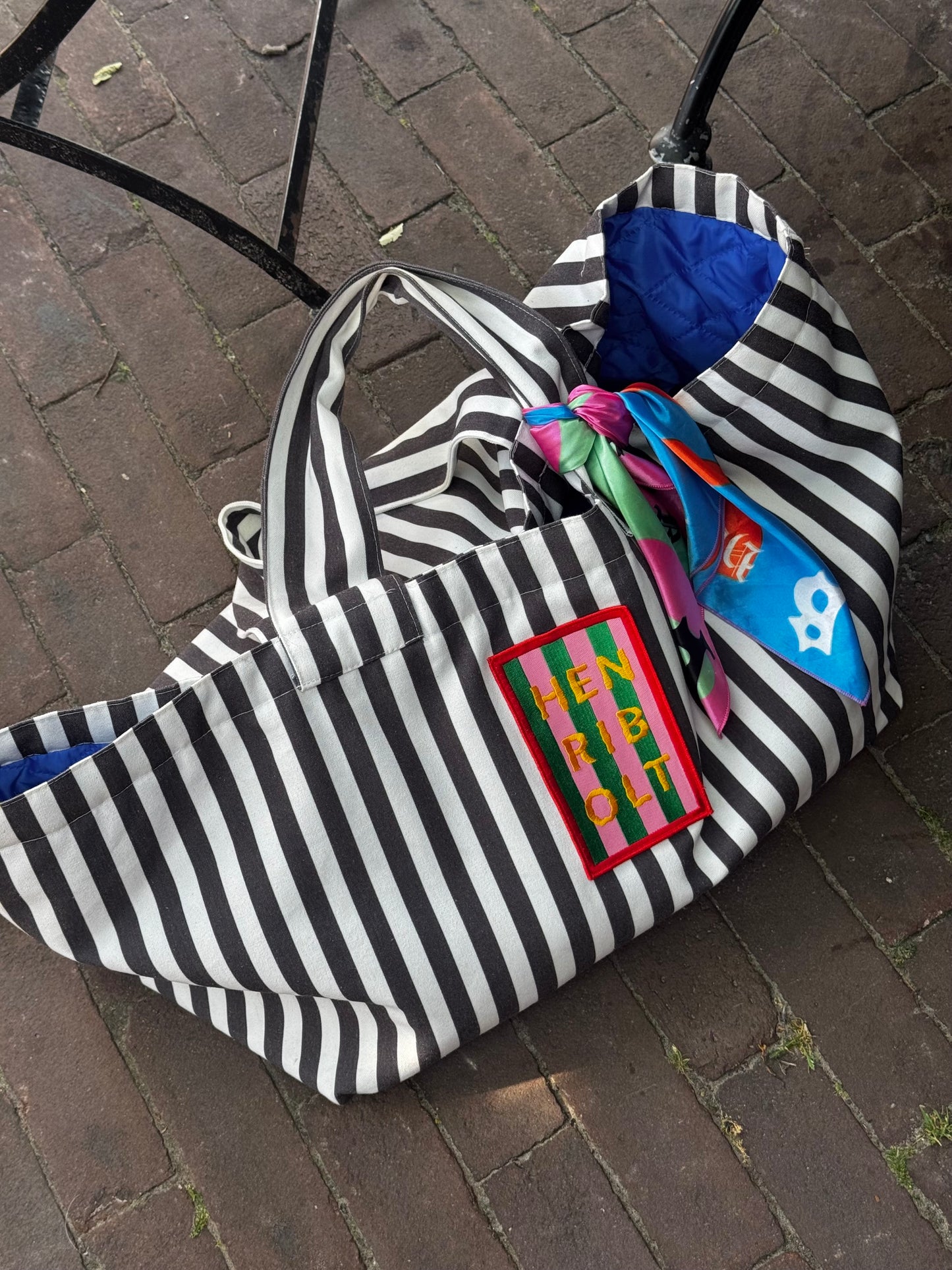 Everything bag striped