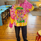 Love edition Tie Dye longsleeve pink