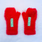 Scarlet red gloves