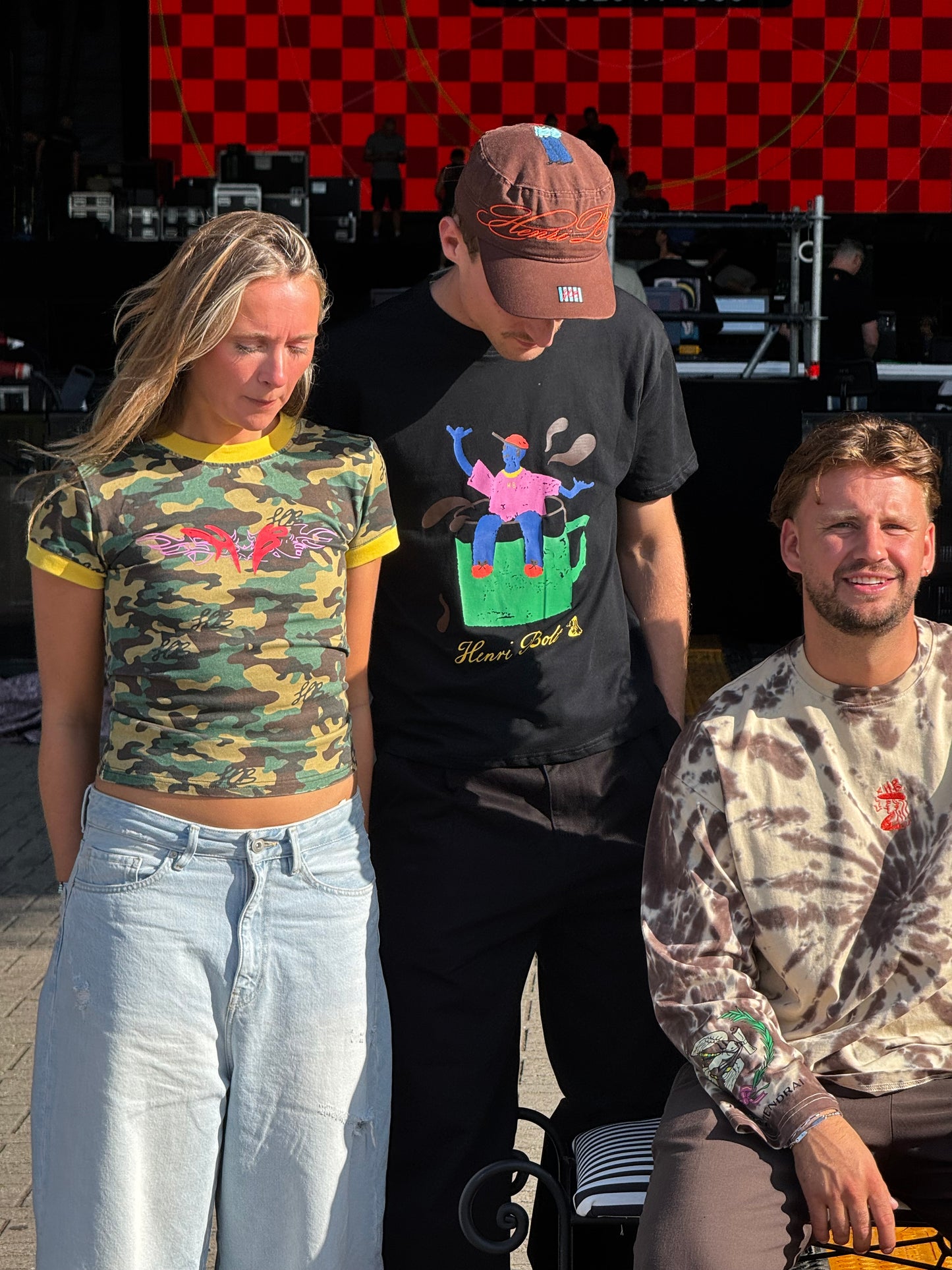 Camo tribal tee
