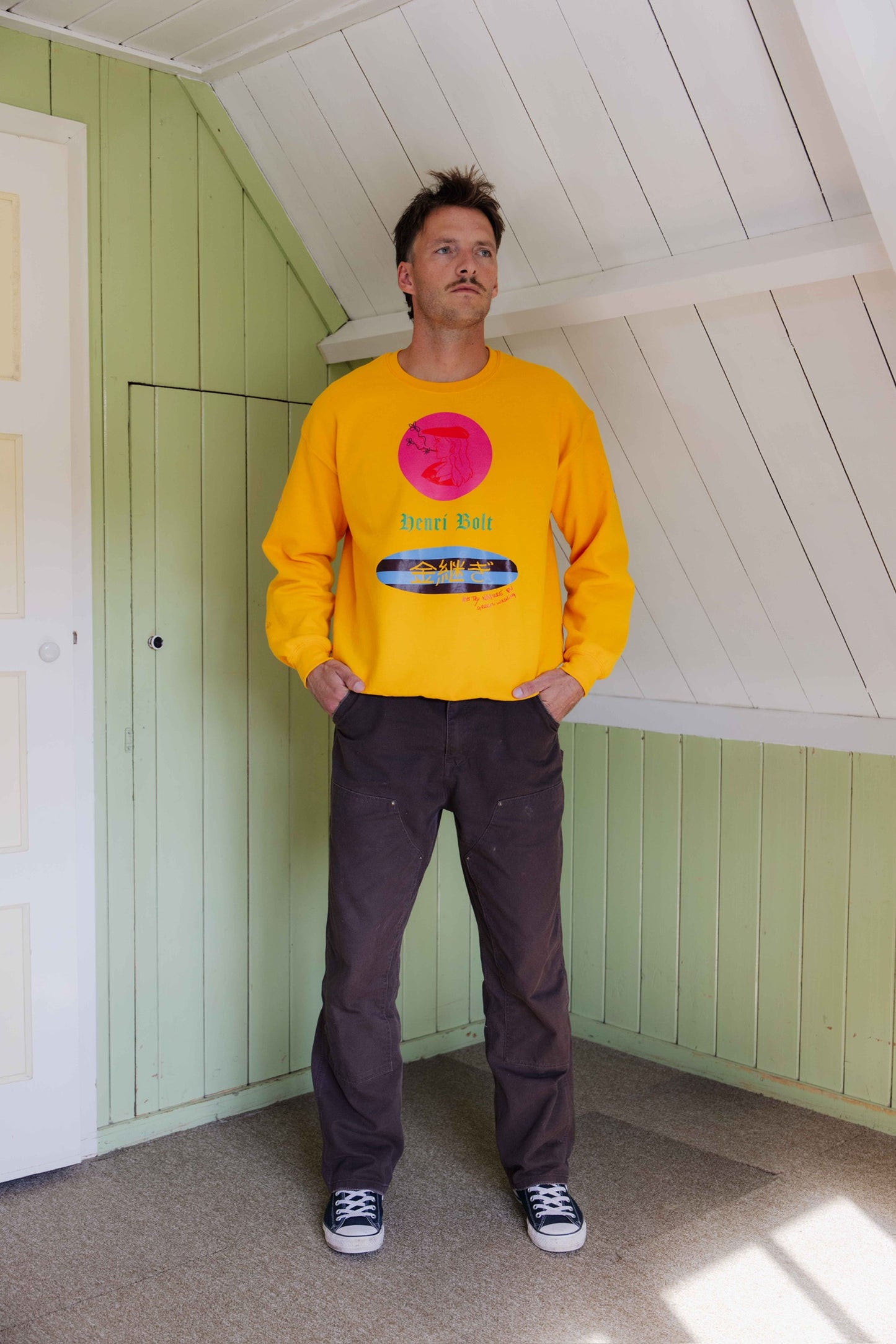 Iightweight paradox sweater yellow